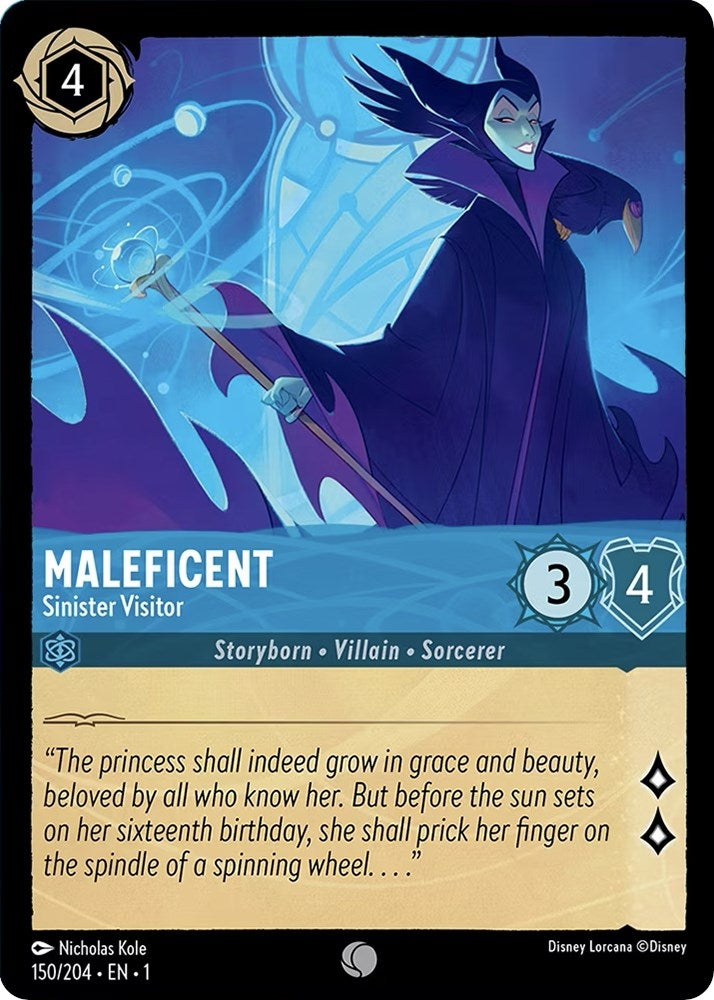 Image for Maleficent - Sinister Visitor (The First Chapter) (150/204) - Disney Lorcana