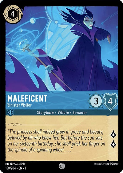 Image for Maleficent - Sinister Visitor (The First Chapter) (150/204) - Disney Lorcana