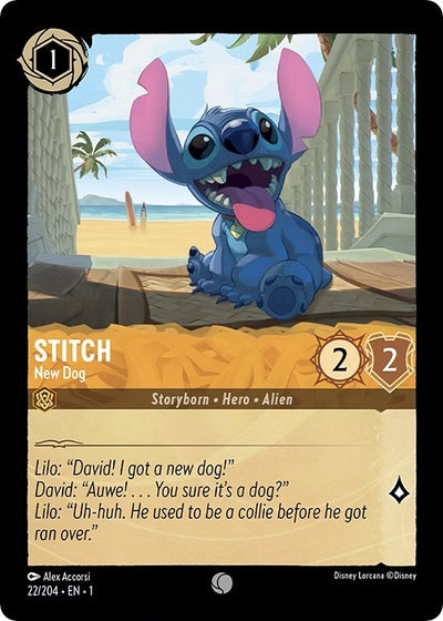 Image for Stitch - New Dog (The First Chapter) (22/204) - Disney Lorcana