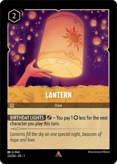 Image for Lantern (The First Chapter) (33/204) - Disney Lorcana