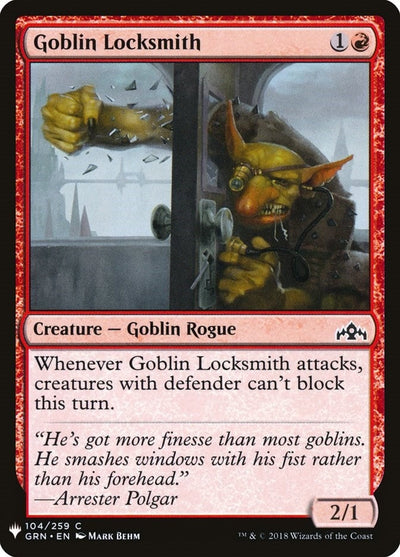 Goblin Locksmith (The List Reprints) (104)