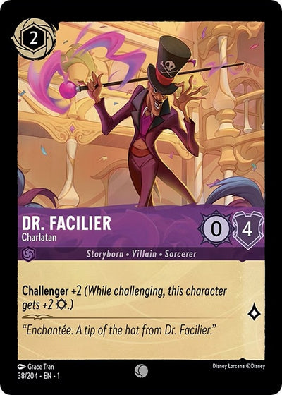 Image for Dr. Facilier - Charlatan (The First Chapter) (38/204) - Disney Lorcana