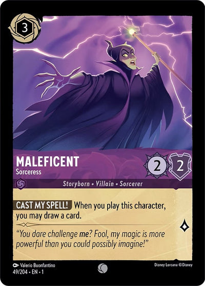 Image for Maleficent - Sorceress (The First Chapter) (49/204) - Disney Lorcana