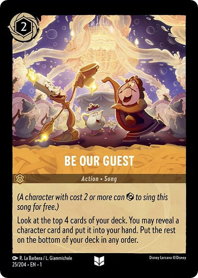 Image for Be Our Guest (The First Chapter) (25/204) - Disney Lorcana