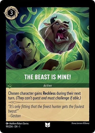 Image for The Beast is Mine! (The First Chapter) (99/204) - Disney Lorcana