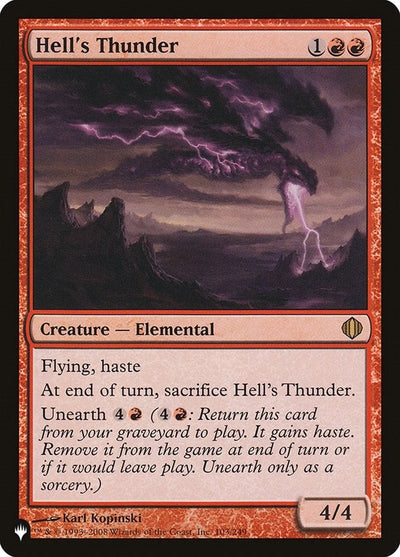 Hell's Thunder (The List Reprints) (103/249)