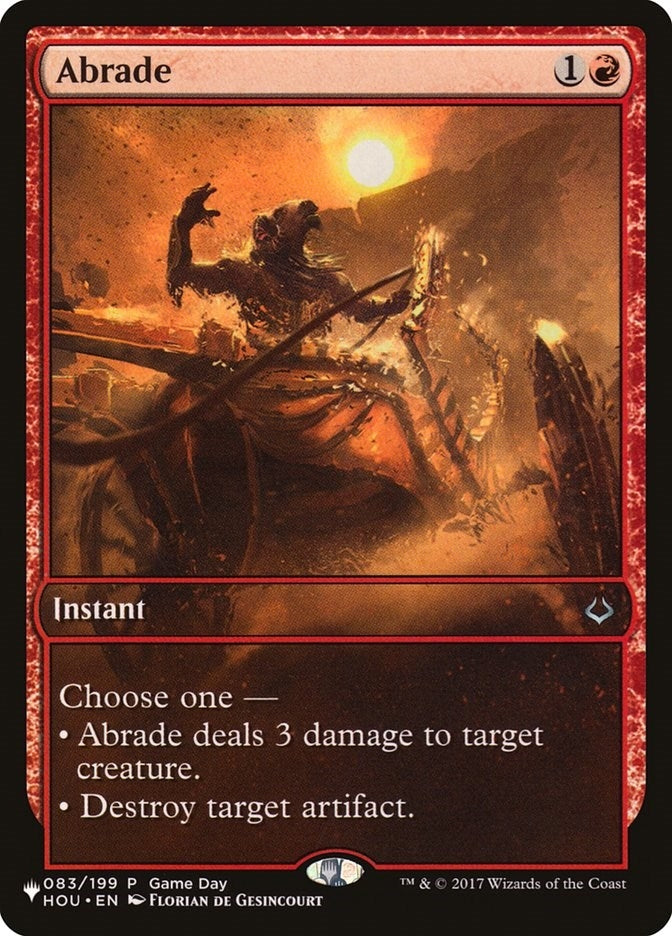 Abrade (HOU) (The List Reprints) (083/199)