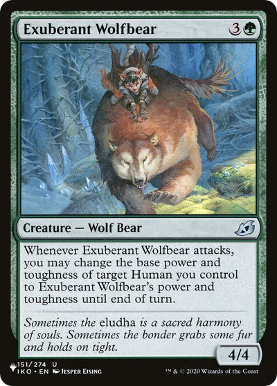 Exuberant Wolfbear (The List Reprints) (151/274)