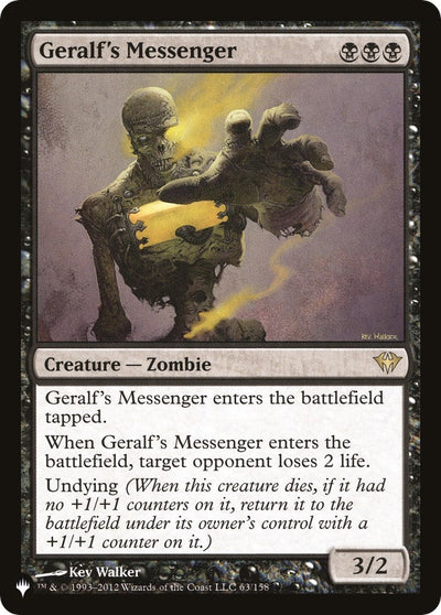 Geralf's Messenger (The List Reprints) (63/158)