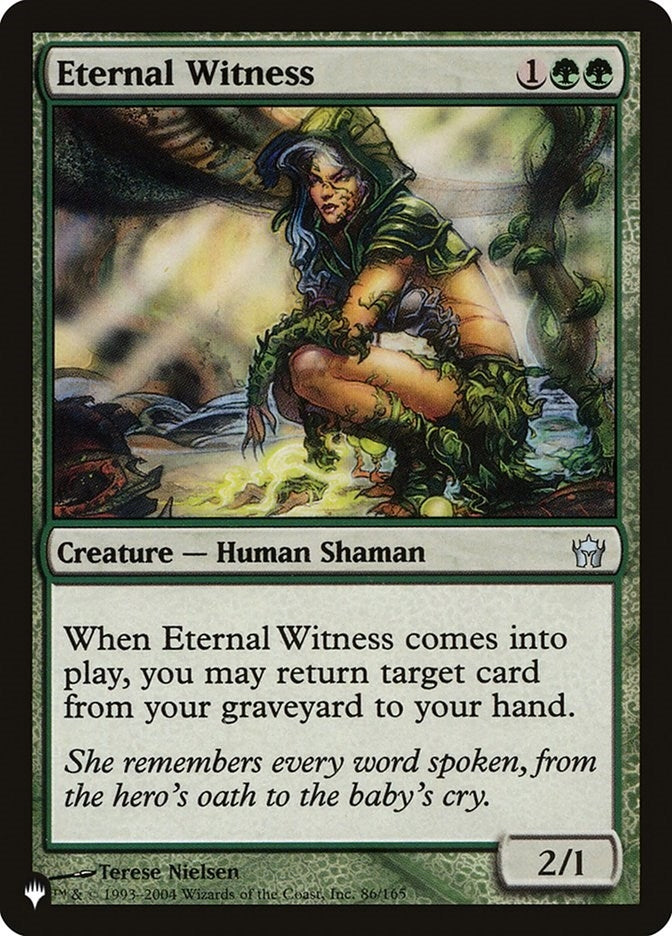 Eternal Witness (5DN) (The List Reprints) (86/165)