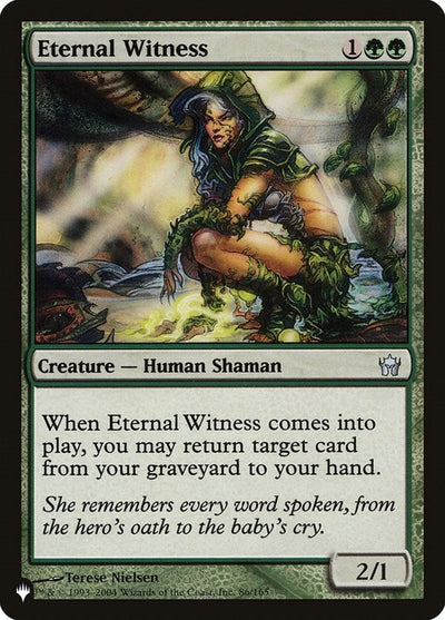 Eternal Witness (5DN) (The List Reprints) (86/165)