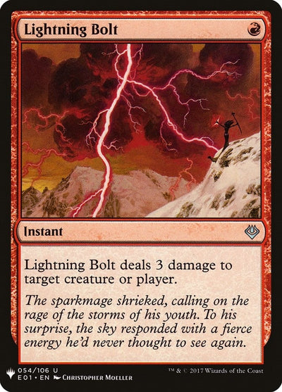 Lightning Bolt (E01) (The List Reprints) (54)