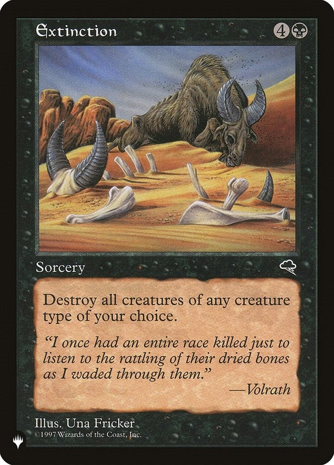 Extinction (The List Reprints)