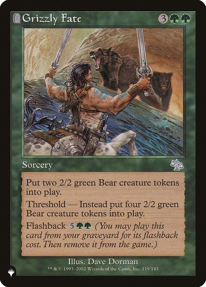 Grizzly Fate (The List Reprints) (119/143)
