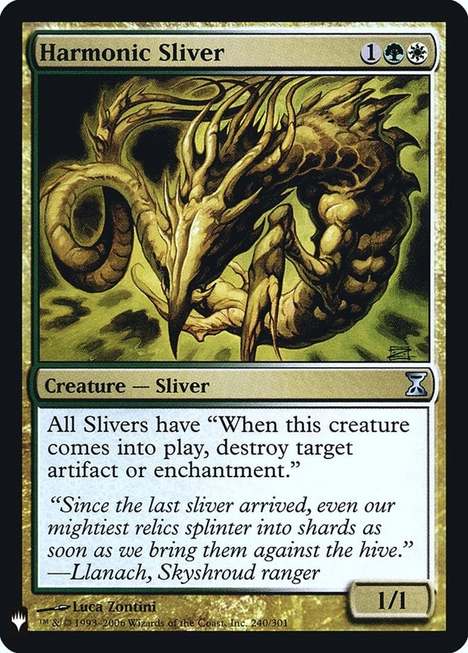 Harmonic Sliver (The List Reprints) (240)