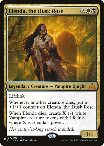 Elenda, the Dusk Rose (The List Reprints) (157/196)