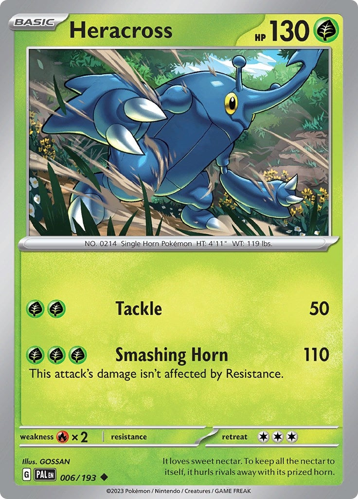 Image for Heracross (SV02: Paldea Evolved) (006/193) - Pokemon