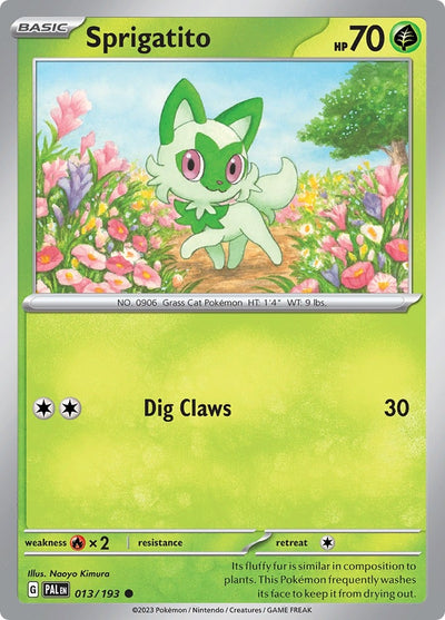 Image for Sprigatito (SV02: Paldea Evolved) (013/193) - Pokemon
