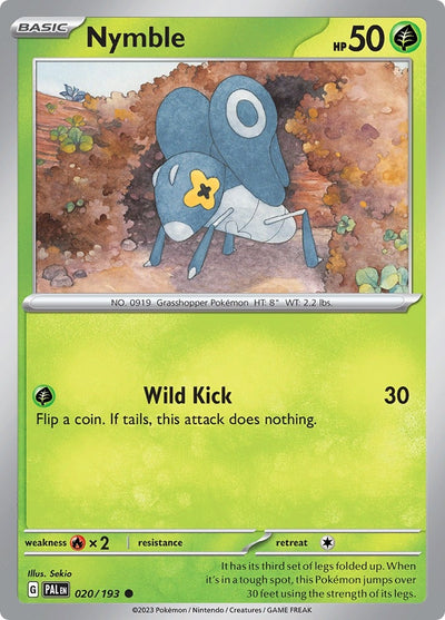 Image for Nymble (SV02: Paldea Evolved) (020/193) - Pokemon