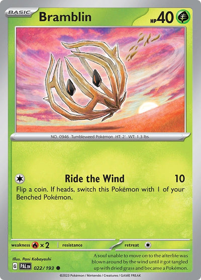Image for Bramblin (SV02: Paldea Evolved) (022/193) - Pokemon