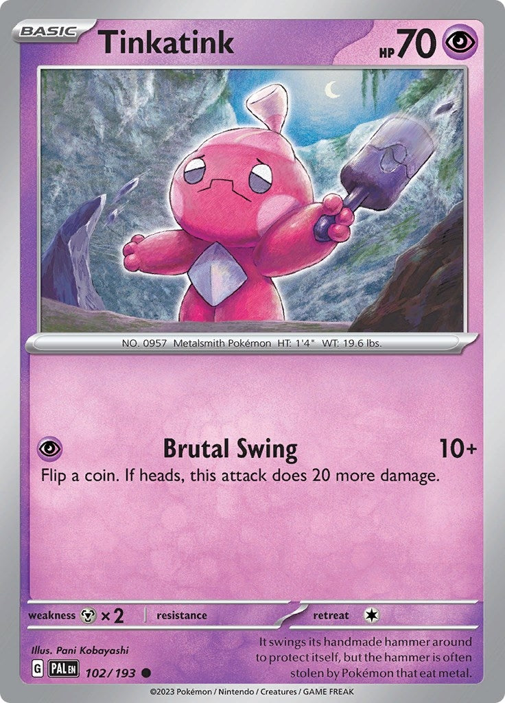 Image for Tinkatink (SV02: Paldea Evolved) (102/193) - Pokemon