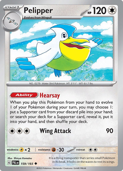 Image for Pelipper (SV02: Paldea Evolved) (159/193) - Pokemon