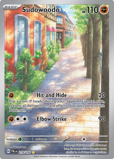 Image for Sudowoodo (SV02: Paldea Evolved) (219/193) - Pokemon