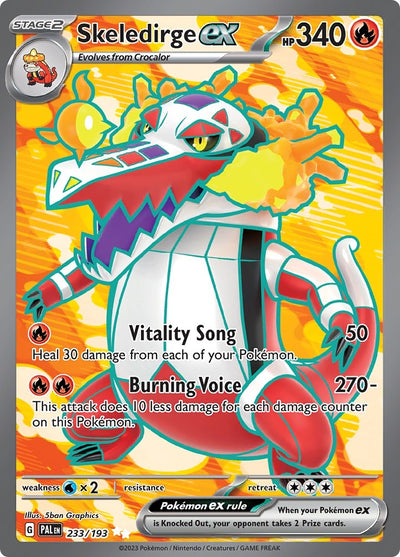 Image for Skeledirge ex (SV02: Paldea Evolved) (233/193) - Pokemon