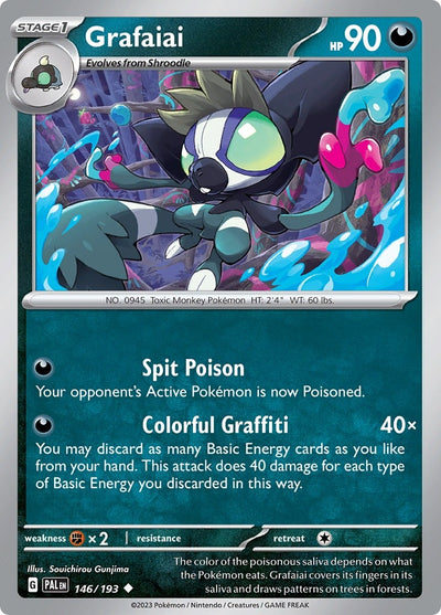 Image for Grafaiai (SV02: Paldea Evolved) (146/193) - Pokemon