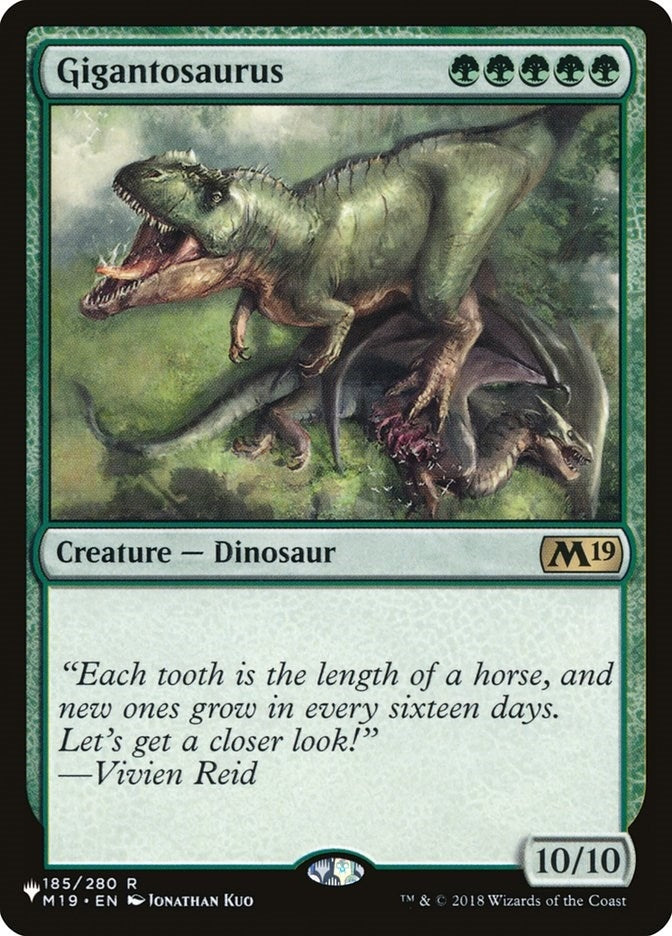 Gigantosaurus (The List Reprints) (185/280)