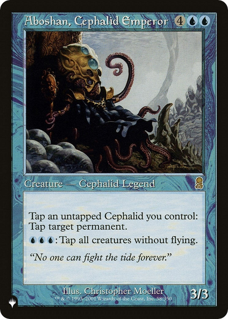 Aboshan, Cephalid Emperor (The List Reprints) (58/350)