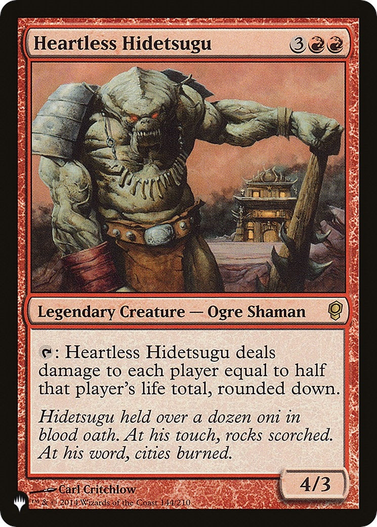Heartless Hidetsugu (The List Reprints) (144/210)