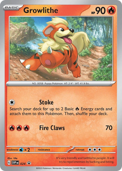 Image for Growlithe - 024 (SV: Scarlet & Violet Promo Cards) (024) - Pokemon