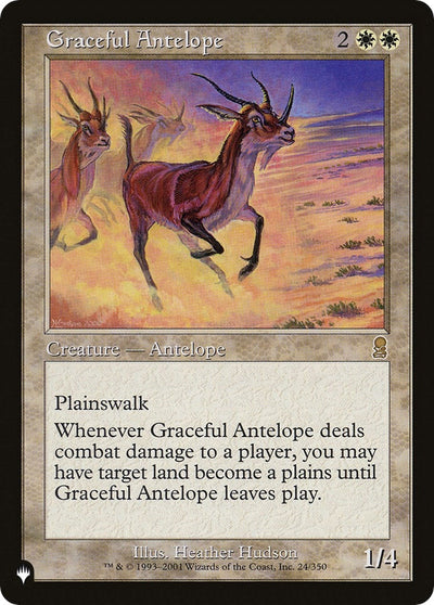 Graceful Antelope (The List Reprints) (24/350)