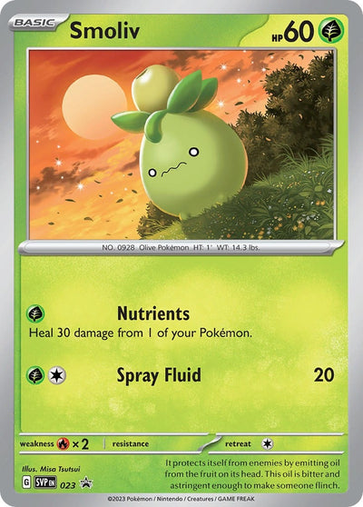 Image for Smoliv - 023 (SV: Scarlet & Violet Promo Cards) (023) - Pokemon
