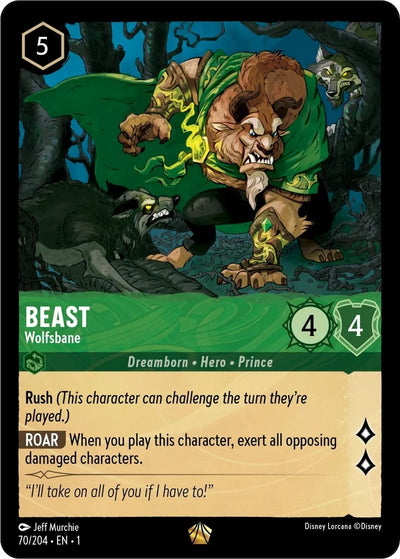 Image for Beast - Wolfsbane (The First Chapter) (70/204) - Disney Lorcana