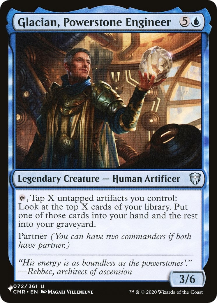 Glacian, Powerstone Engineer (The List Reprints) (072/361)