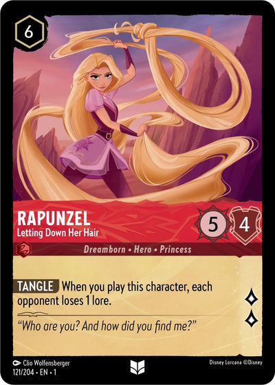 Image for Rapunzel - Letting Down Her Hair (The First Chapter) (121/204) - Disney Lorcana