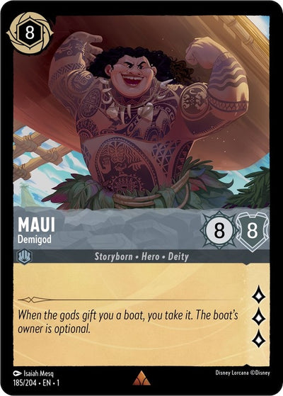 Image for Maui - Demigod (The First Chapter) (185/204) - Disney Lorcana