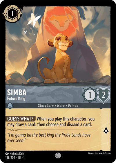 Image for Simba - Future King (The First Chapter) (188/204) - Disney Lorcana