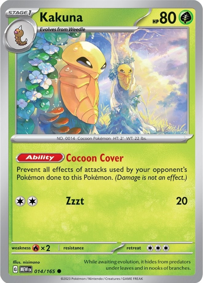 Image for Kakuna (SV: Scarlet & Violet 151) (014/165) - Pokemon