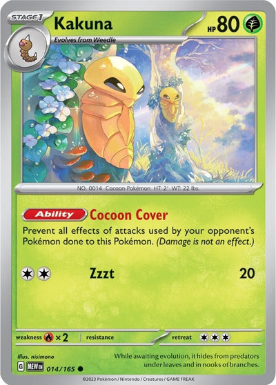 Image for Kakuna (SV: Scarlet & Violet 151) (014/165) - Pokemon
