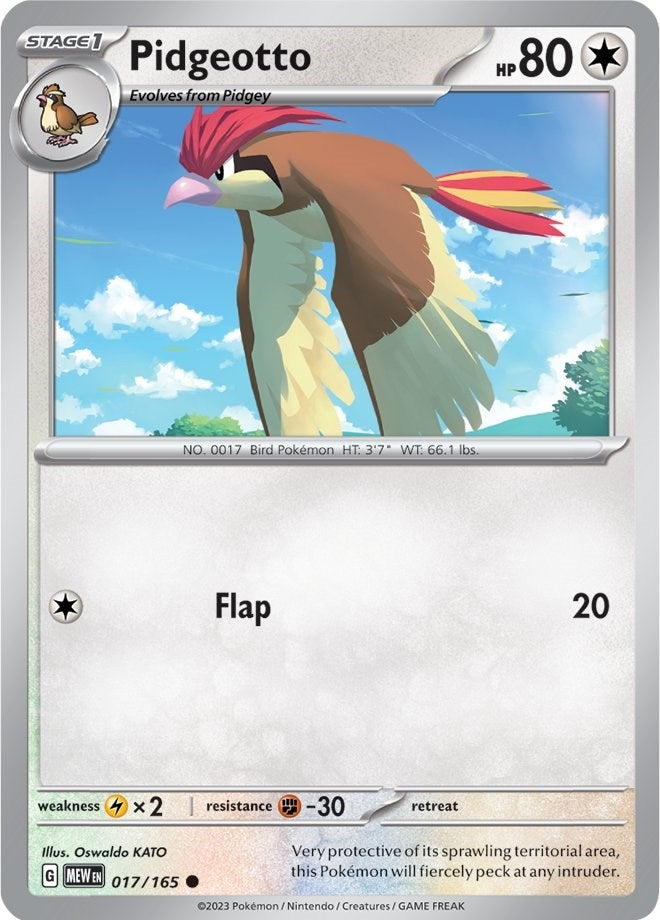 Image for Pidgeotto (SV: Scarlet & Violet 151) (017/165) - Pokemon