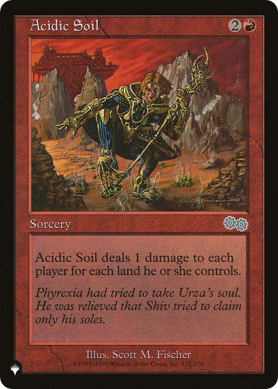 Acidic Soil (The List Reprints) (172/350)