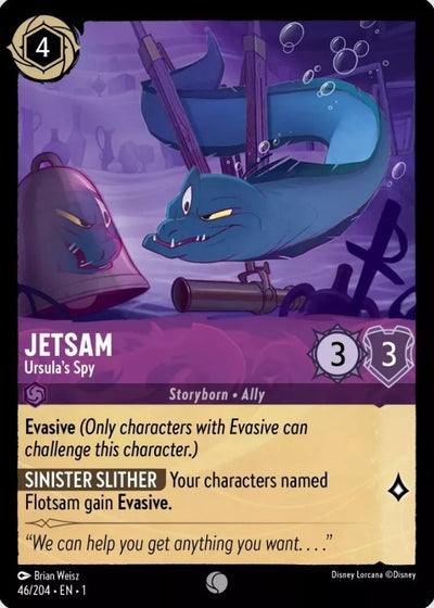 Image for Jetsam - Ursula's Spy (The First Chapter) (46/204) - Disney Lorcana