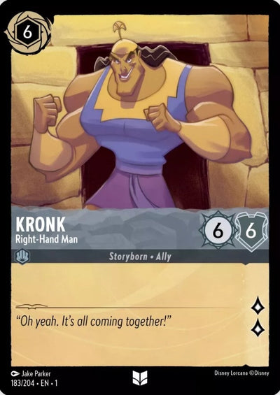 Image for Kronk - Right-Hand Man (The First Chapter) (183/204) - Disney Lorcana