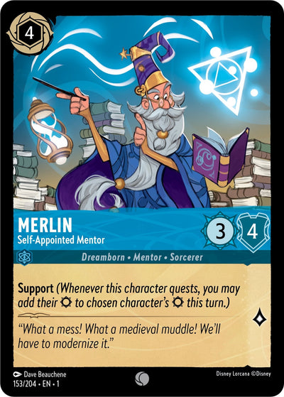 Image for Merlin - Self-Appointed Mentor (The First Chapter) (153/204) - Disney Lorcana