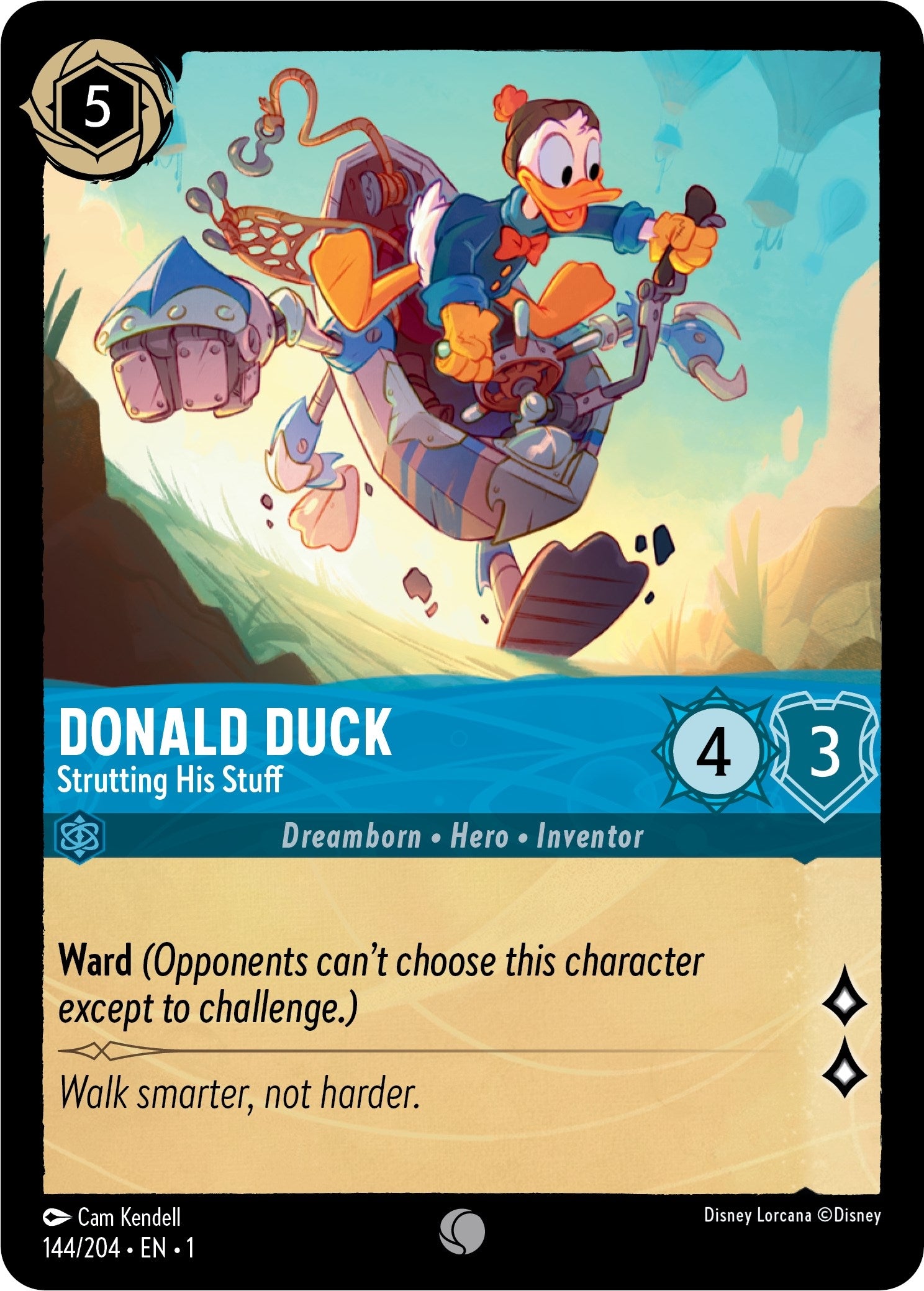 Image for Donald Duck - Strutting His Stuff (The First Chapter) (144/204) - Disney Lorcana
