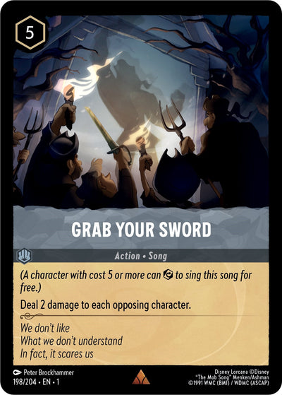 Image for Grab Your Sword (The First Chapter) (198/204) - Disney Lorcana