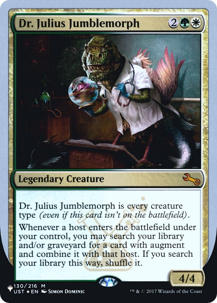 Dr. Julius Jumblemorph (The List Reprints) (130/216)